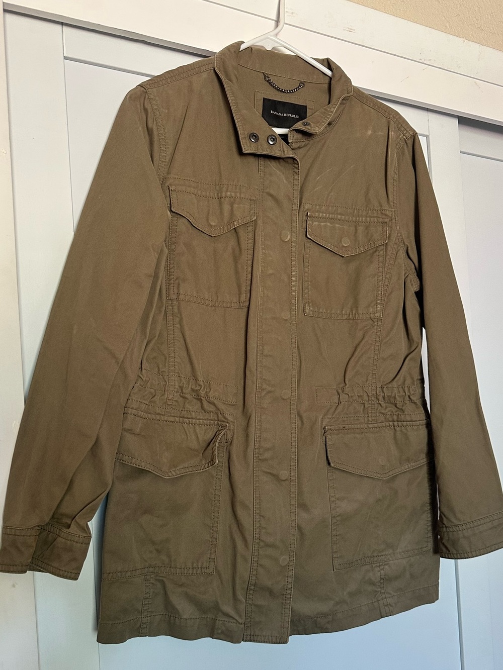 Banana Republic Women's Olive Green Cargo Jacket